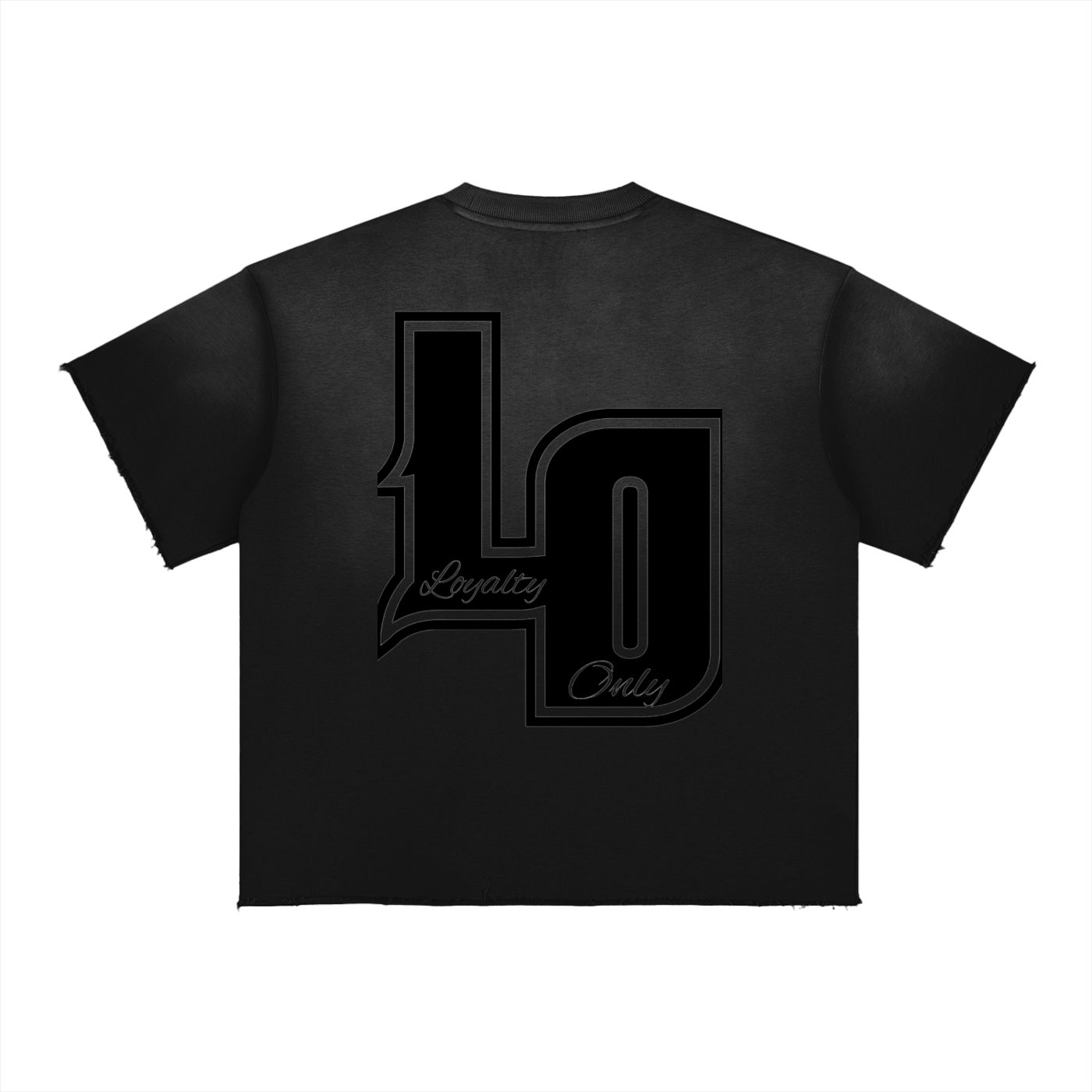 Sun Fade Raw Edge T-Shirt