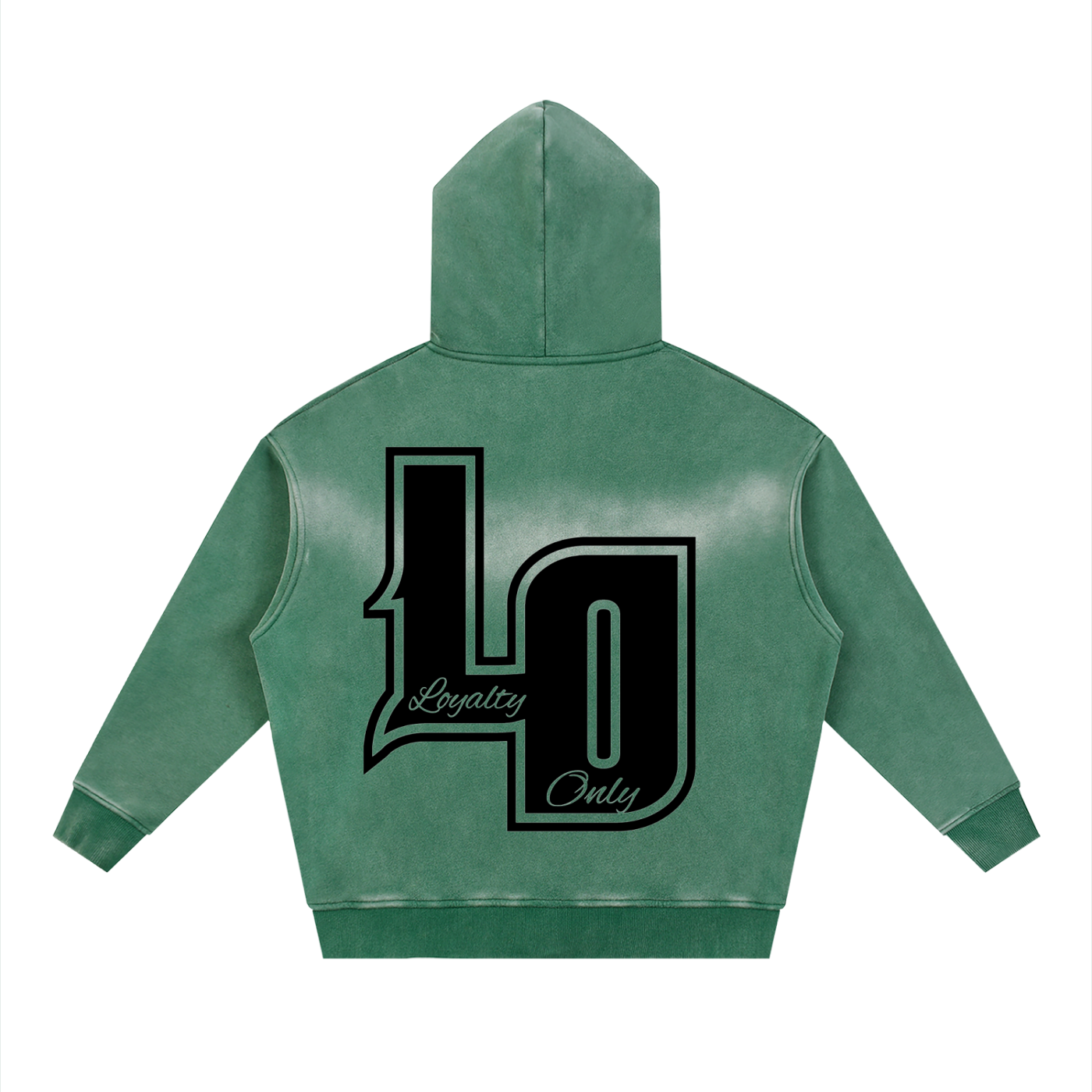 Sunfade Two-way Zipper Boxy Fleece Hoodie