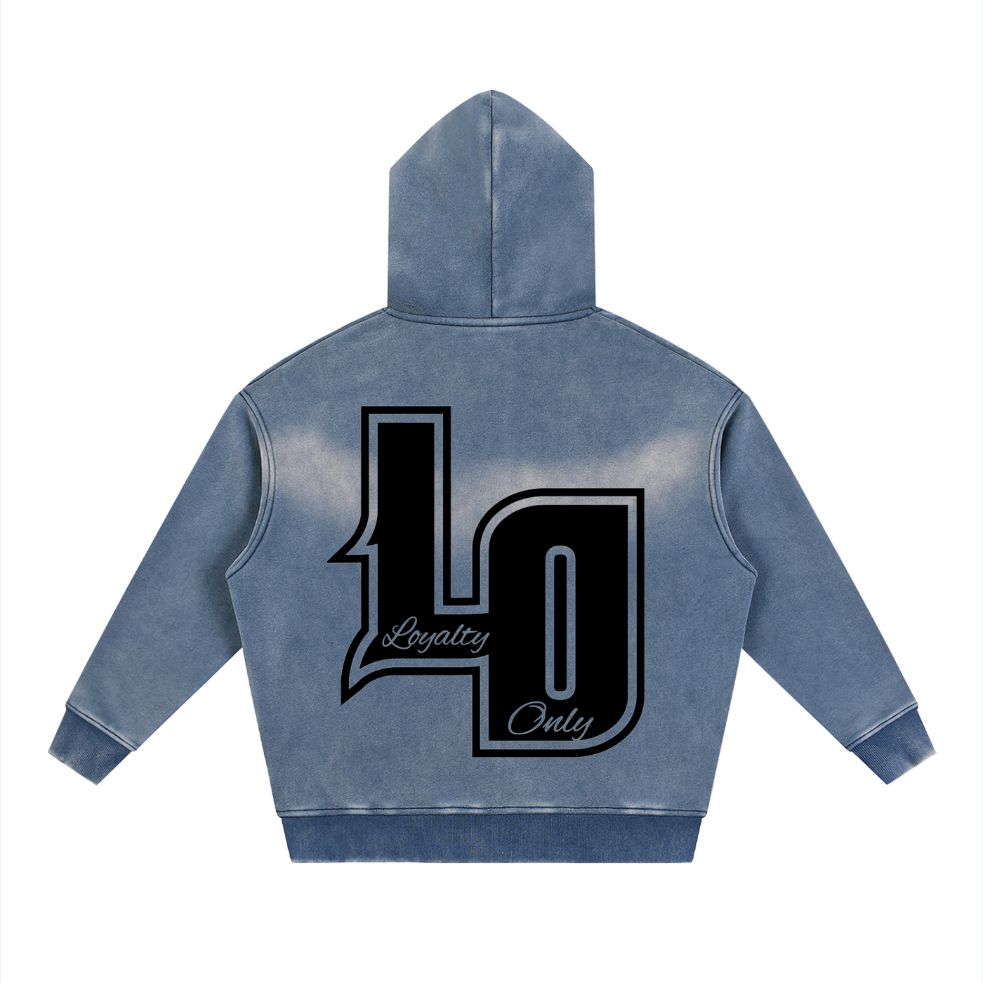Sunfade Two-way Zipper Boxy Fleece Hoodie