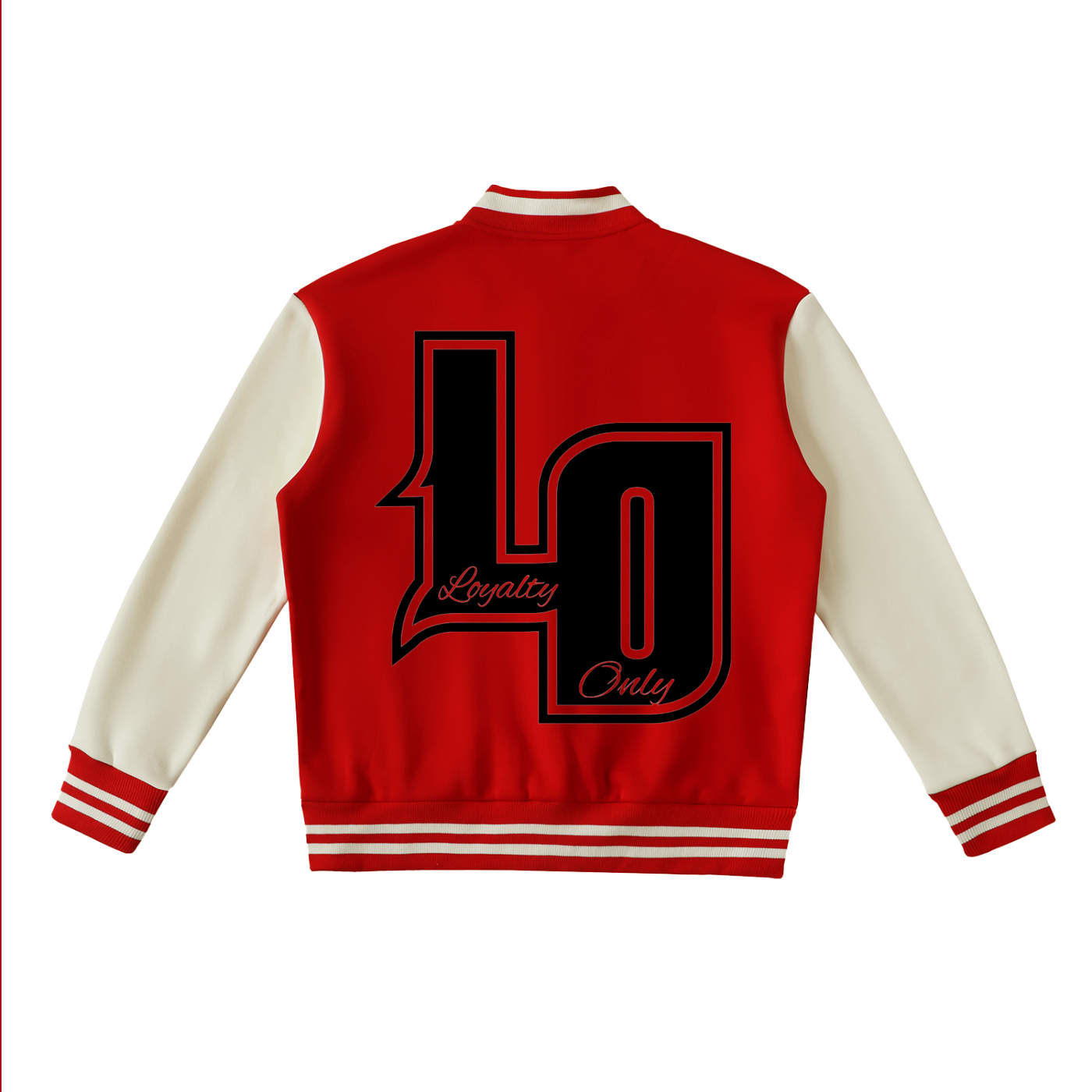Two-Tone Fleeced Varsity Jacket