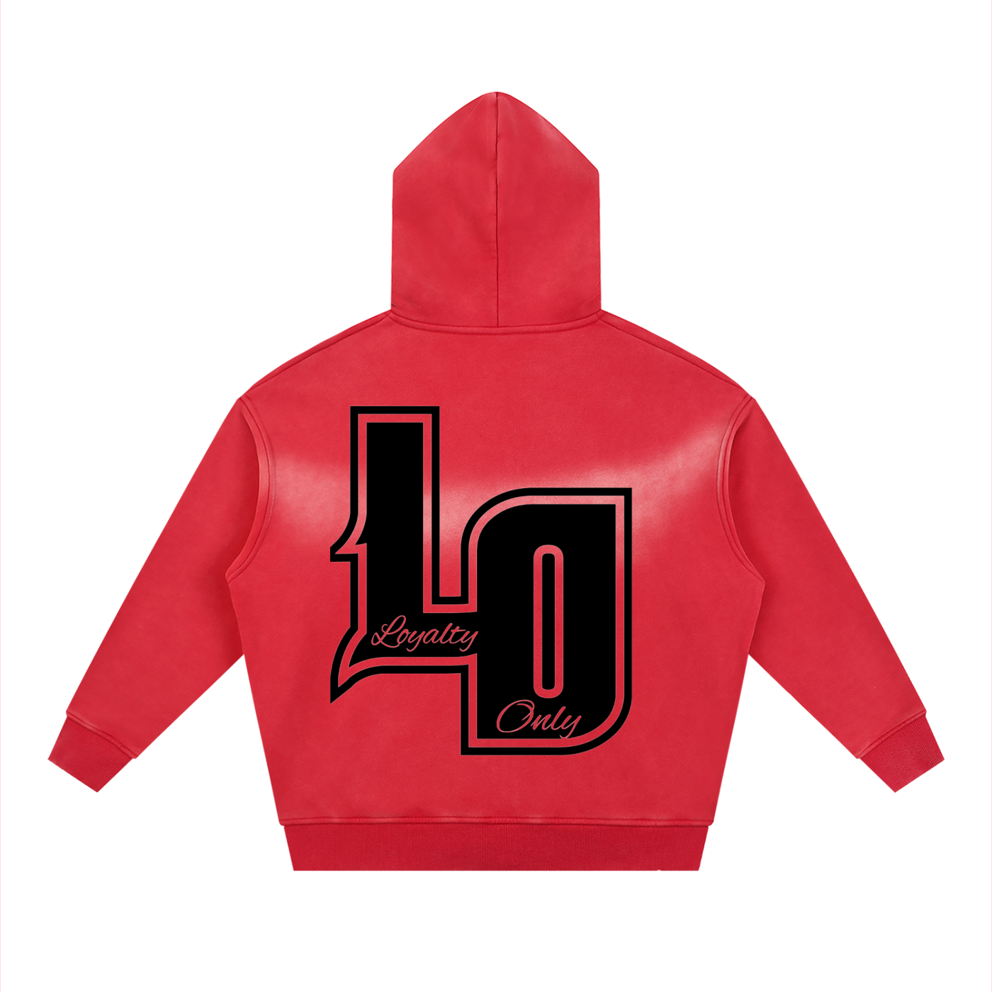 Sunfade Two-way Zipper Boxy Fleece Hoodie